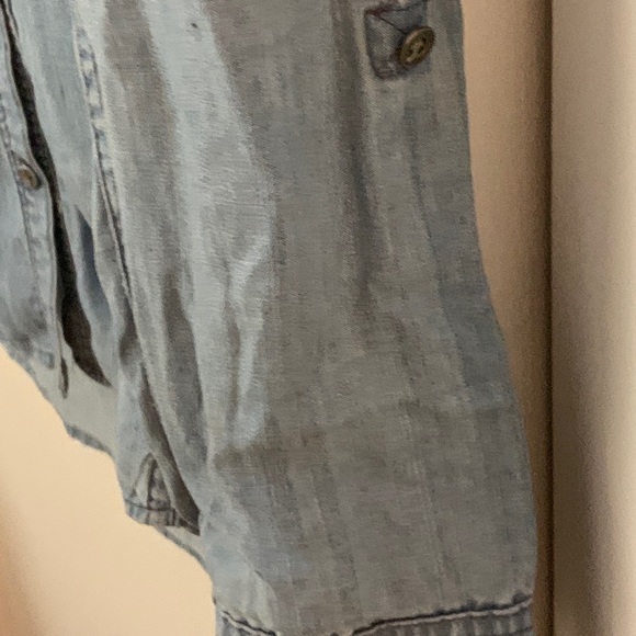 Be Cool Blue Denim Button Up Shirt - Picture 5 of 9